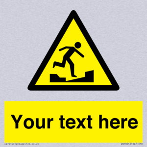 Custom warning uneven surface